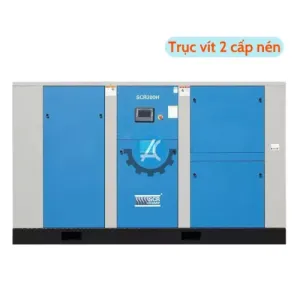 Máy nén khí trục vít 2 cấp nén Trung Quốc SCR