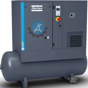Máy nén khí Atlas Copco tích hợp bình tích, máy sấy