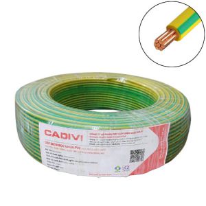 Dây tiếp địa Cadivi CV-2.5 mm2 (TE) – 0.6/1KV Dây tiếp địa Cadivi CV-2.5 mm2 (TE) – 0.6/1KV