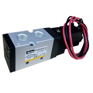 Van điện từ Parker PHS-520S-02-220V 5 cửa 2 vị trí, 1 Coil, Ren 13 Van điện từ Parker PHS-520S-02-220V 5 cửa 2 vị trí, 1 Coil, Ren 13